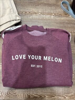 Love Your Melon Plum Logo Crewneck Sweatshirt